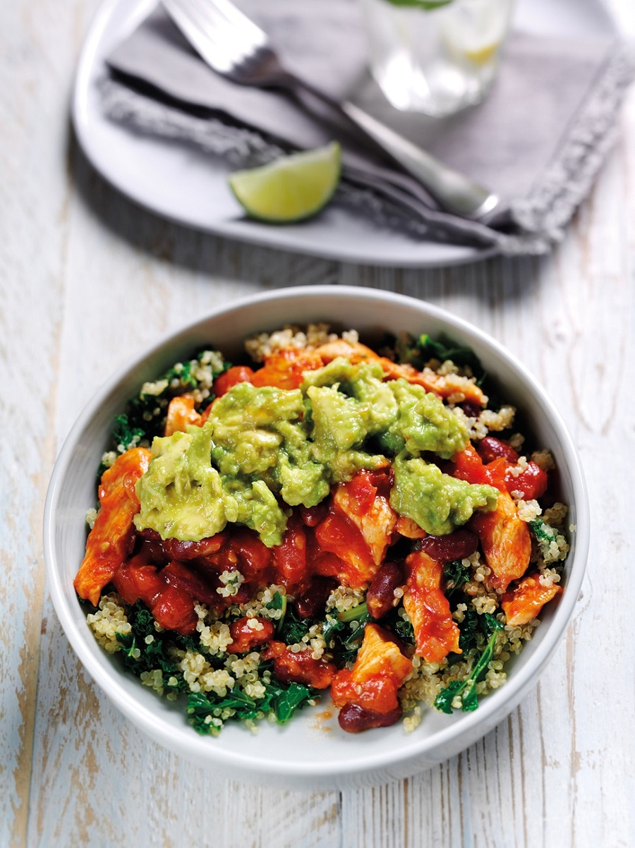 Mexican Quinoa & Kale Bowl: Full Of Vitamins.