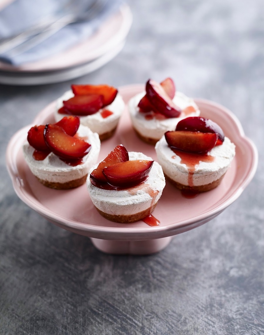 33 Cheesecake Recipes For Afternoon Tea Mini Raw Vanilla Cheesecakes Recipe