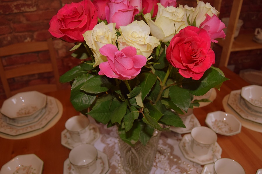 My Valentines Tablescape For Afternoon Tea. 