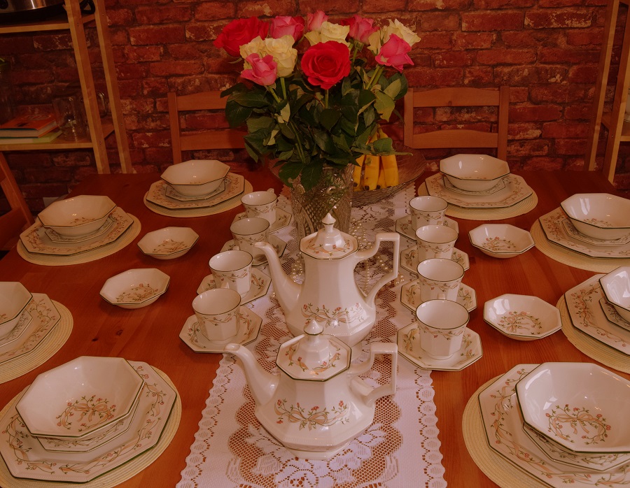 My Valentines Tablescape For Afternoon Tea.