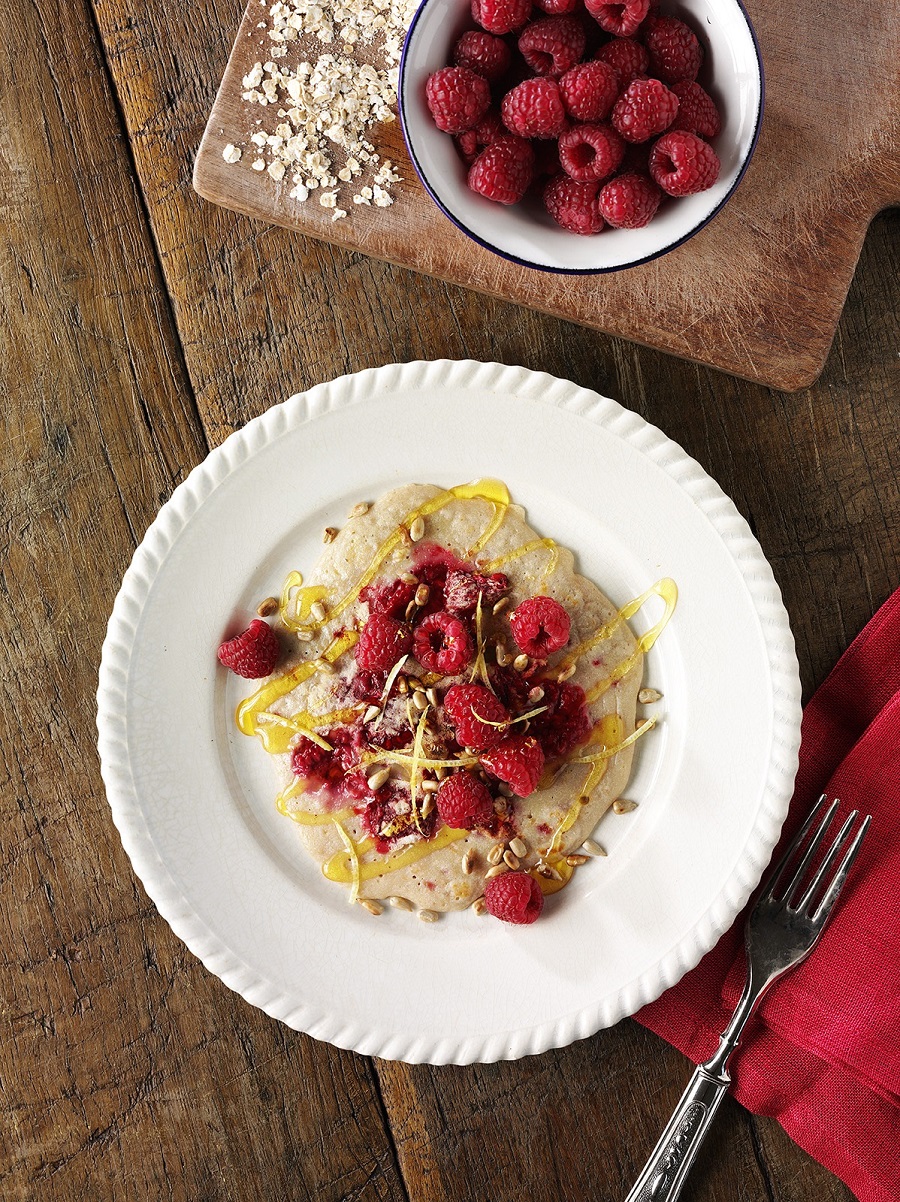 Dairy-Free Oat And Raspberry Pancakes Dairy-Free Oat And Raspberry Pancakes