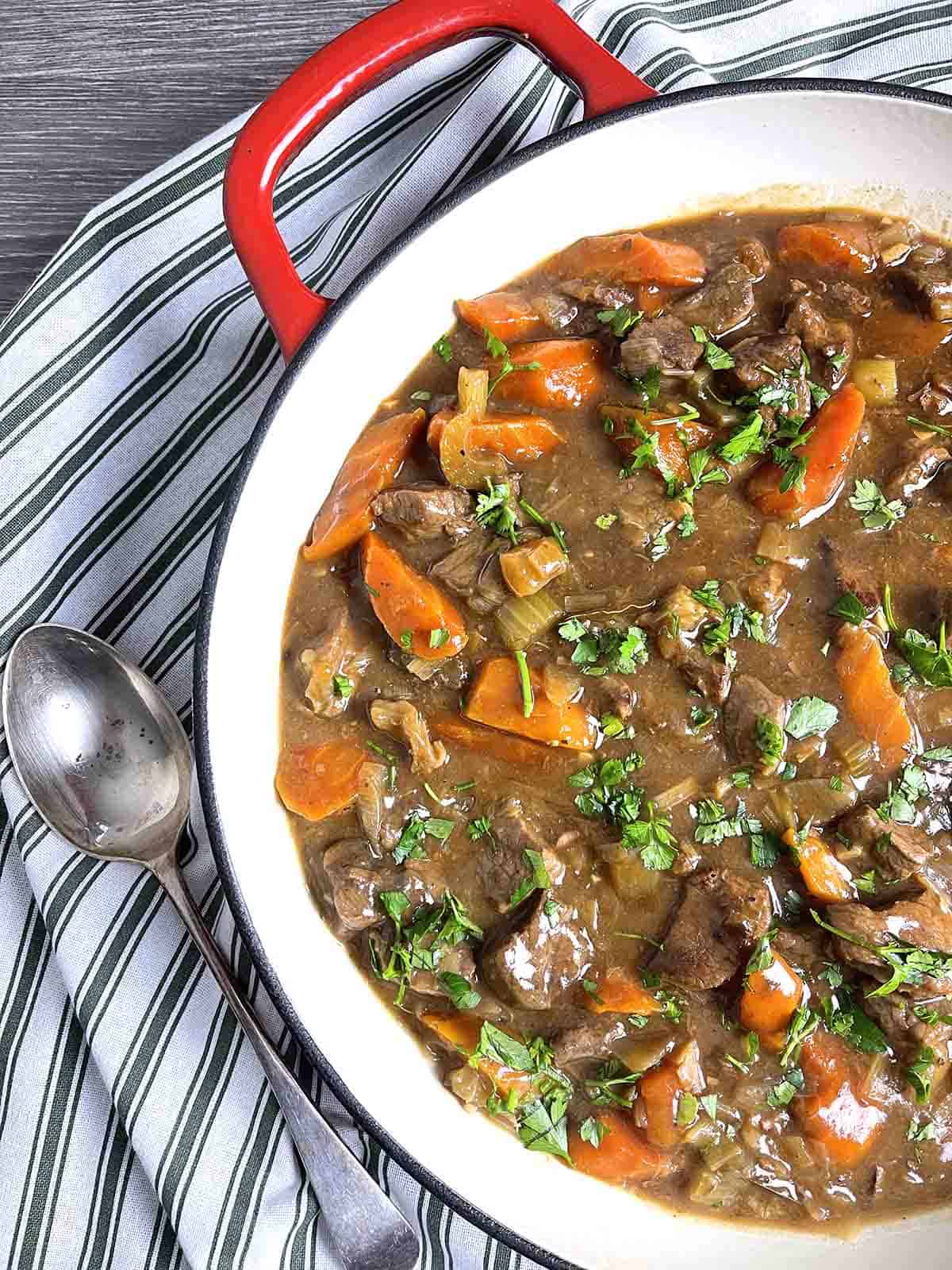 slow cooker beef stew.