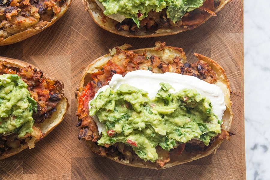 How To Make Deliciously Ella’s Loaded Mexican Potatoes