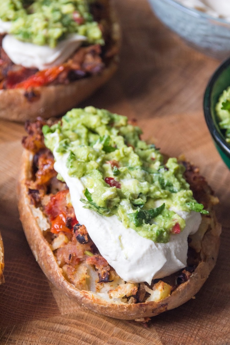 Deliciously Ella’s Loaded Mexican-Style Potato Skins Deliciously Ella’s Loaded Mexican-Style Potato Skins