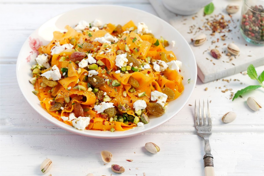 Carrot Pistachio And Feta Salad