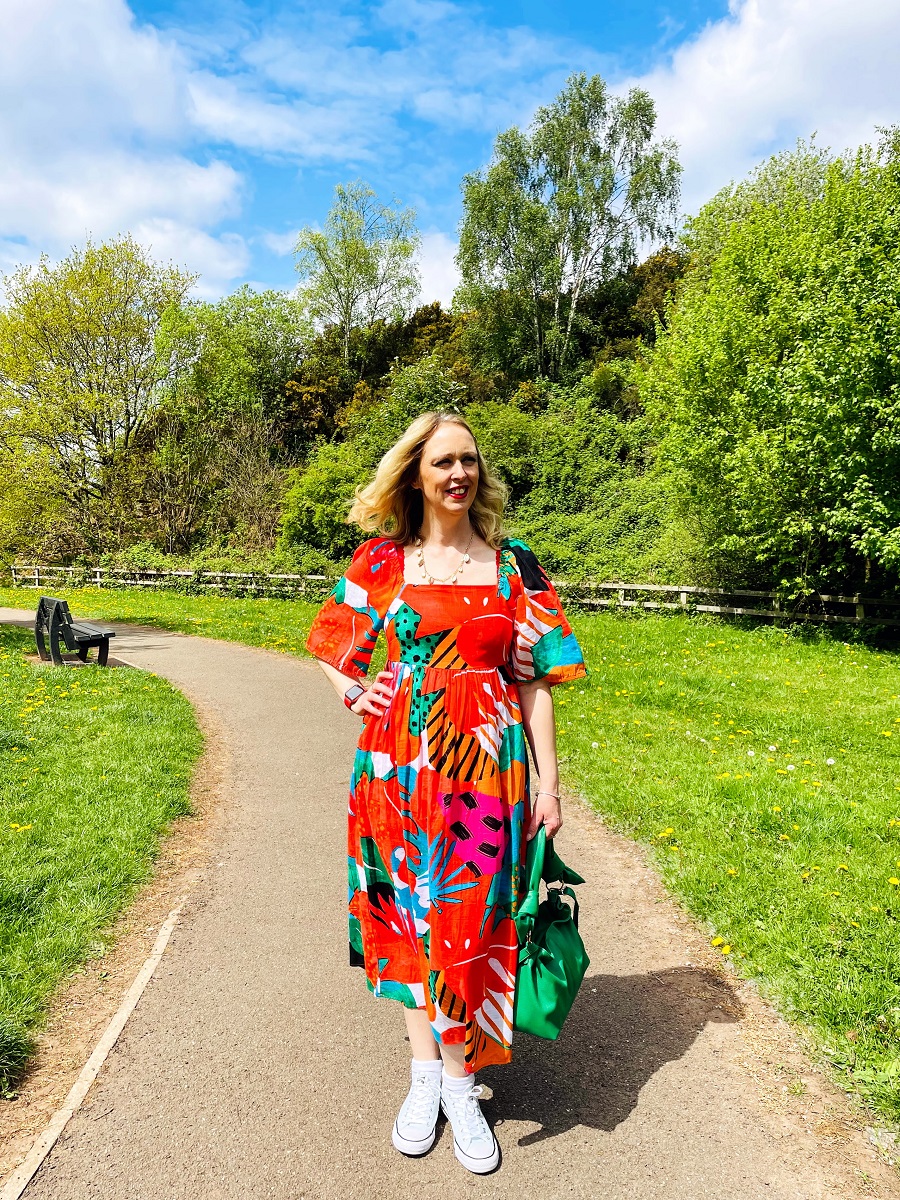 a bright Print maxi dress Stand Out In A Bright Print Maxi Dress