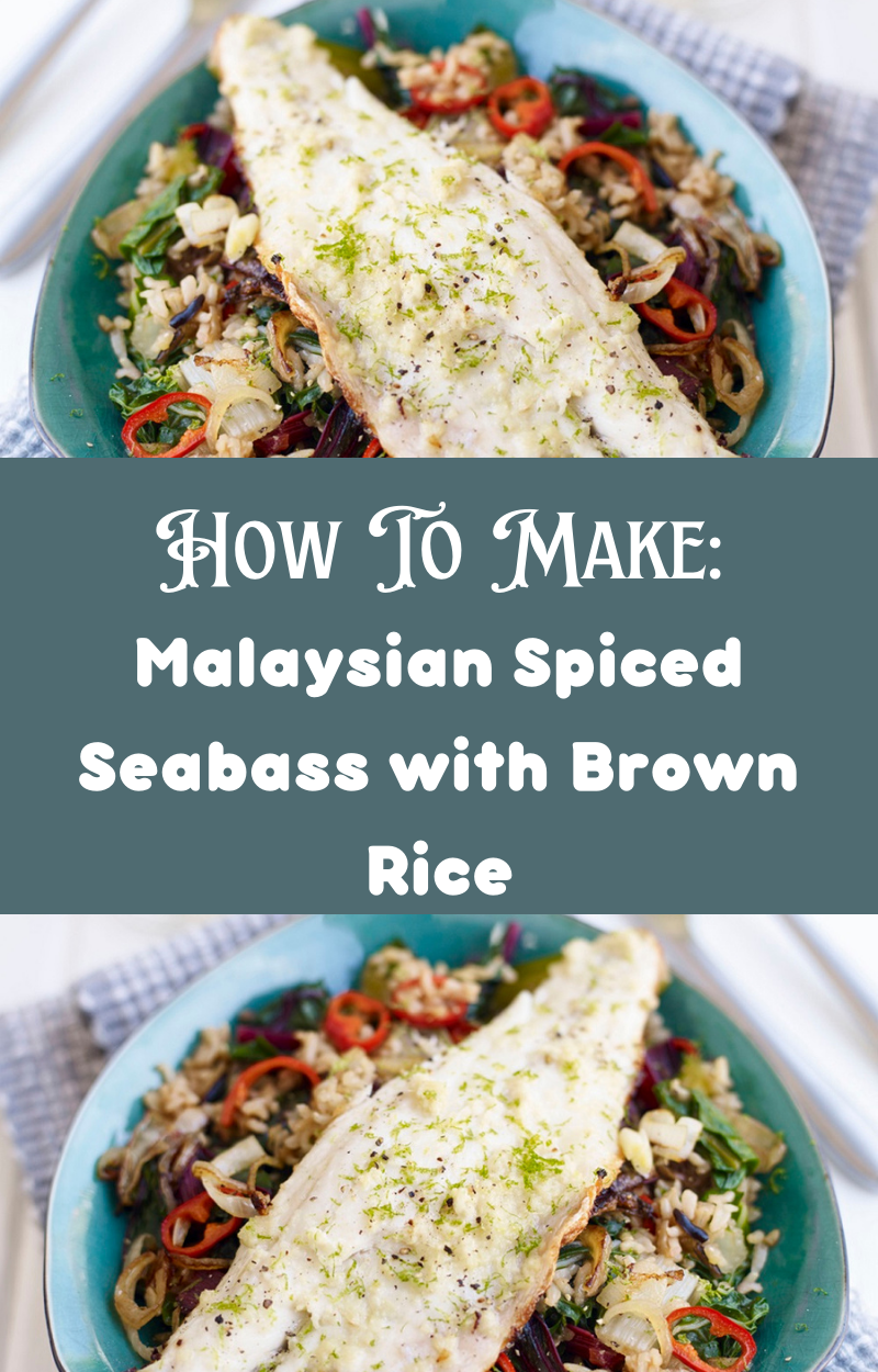 Malaysian Spiced Seabass with Brown Rice: Malaysian Spiced Seabass with Brown Rice: