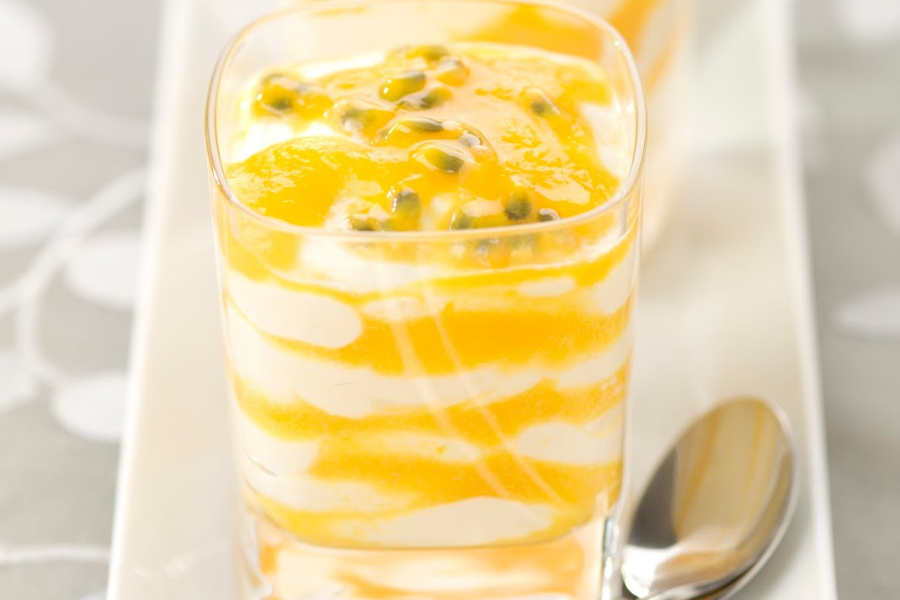 Peach And Passion Fruit Mousse Recipe Peach And Passion Fruit Mousse Recipe