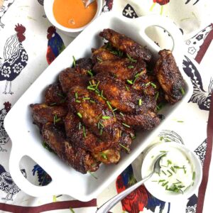 Baked BBQ Chicken Wings.
