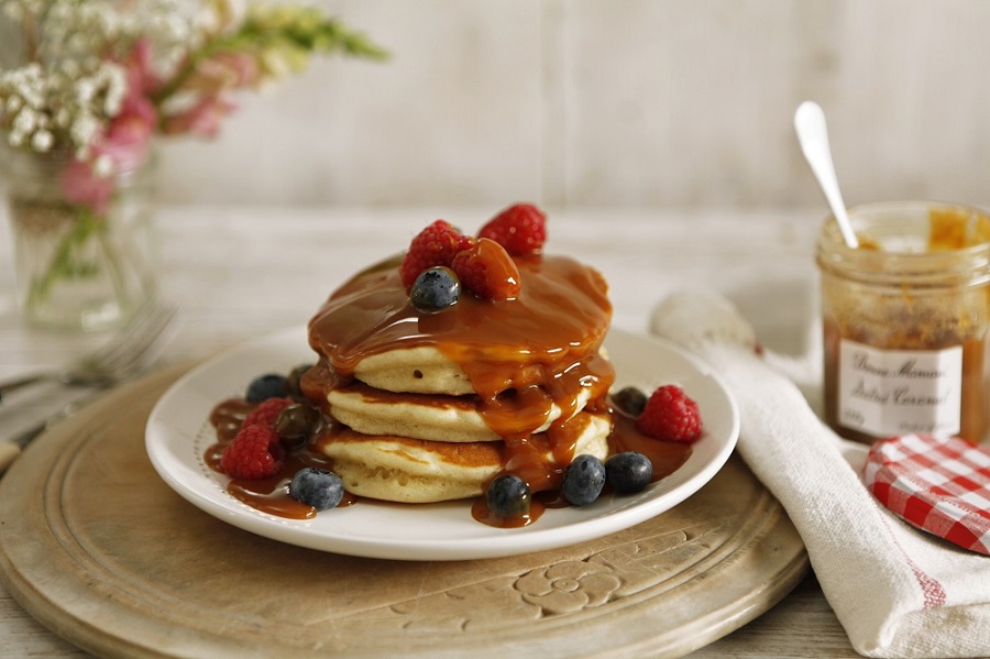 Flippin' Fantastic Toffee Apple Pancakes