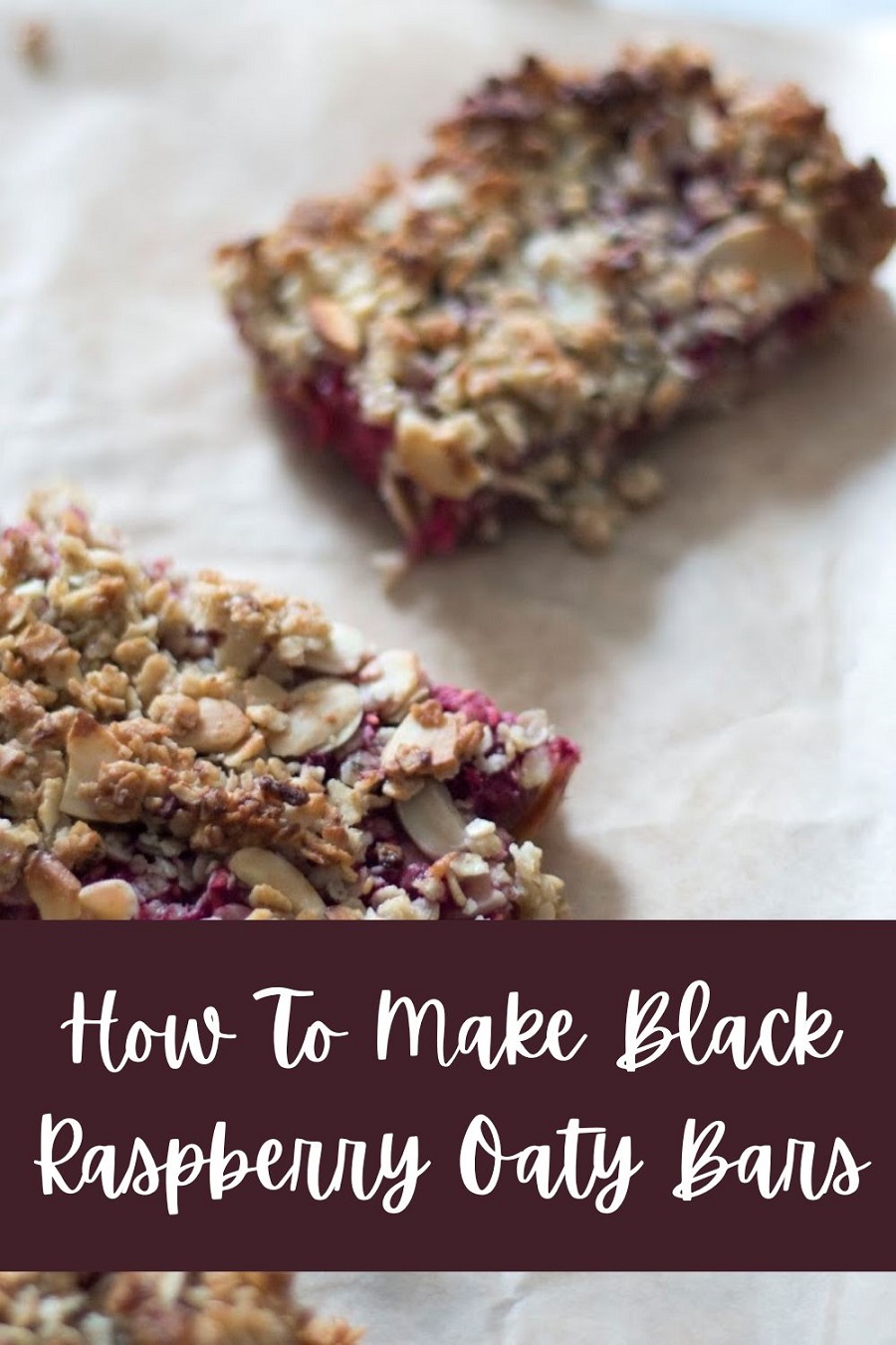 How To Make Black Raspberry Oaty Bars