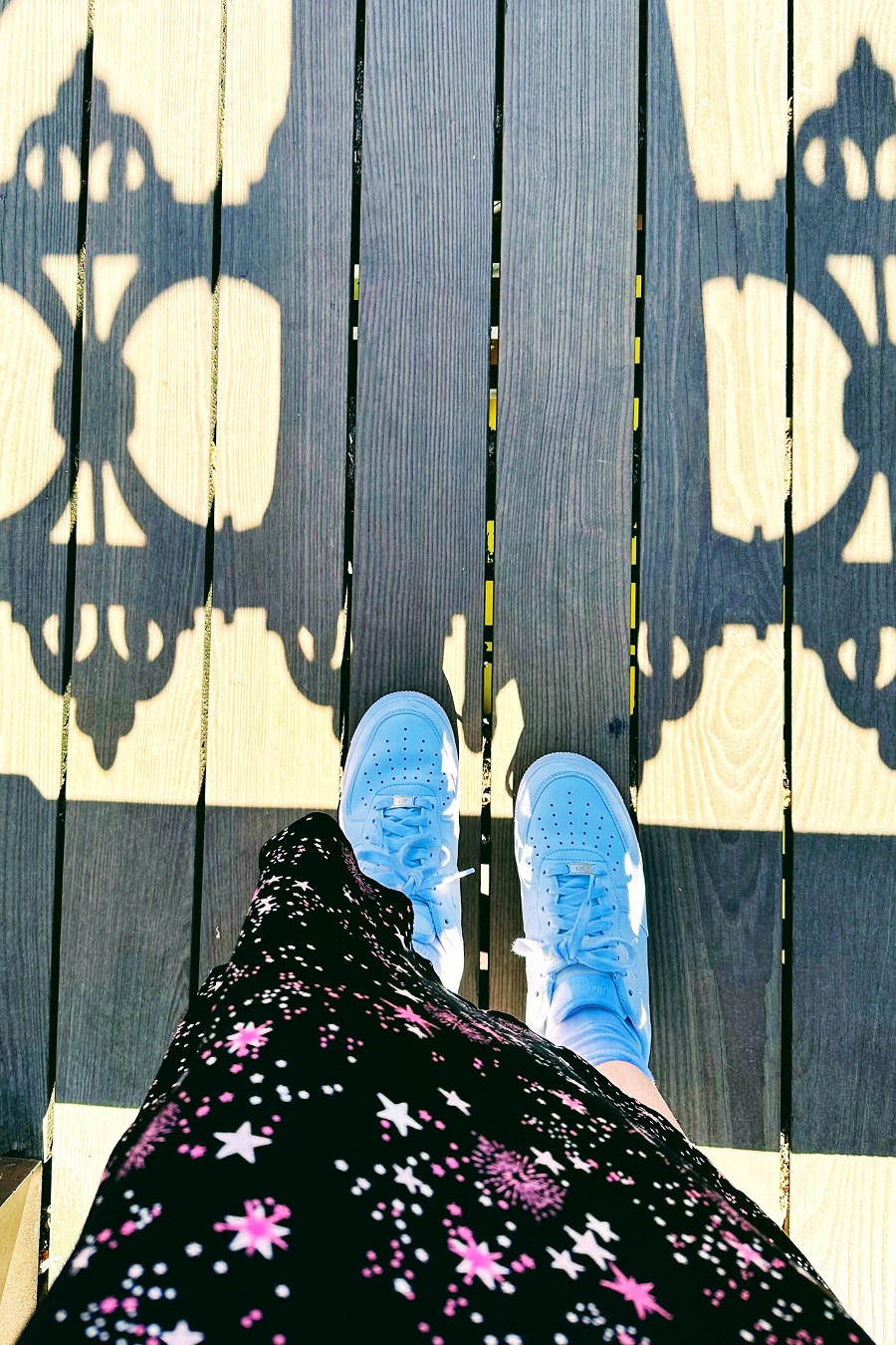 Styling My Nike Air Force 1 Trainers With A Dress