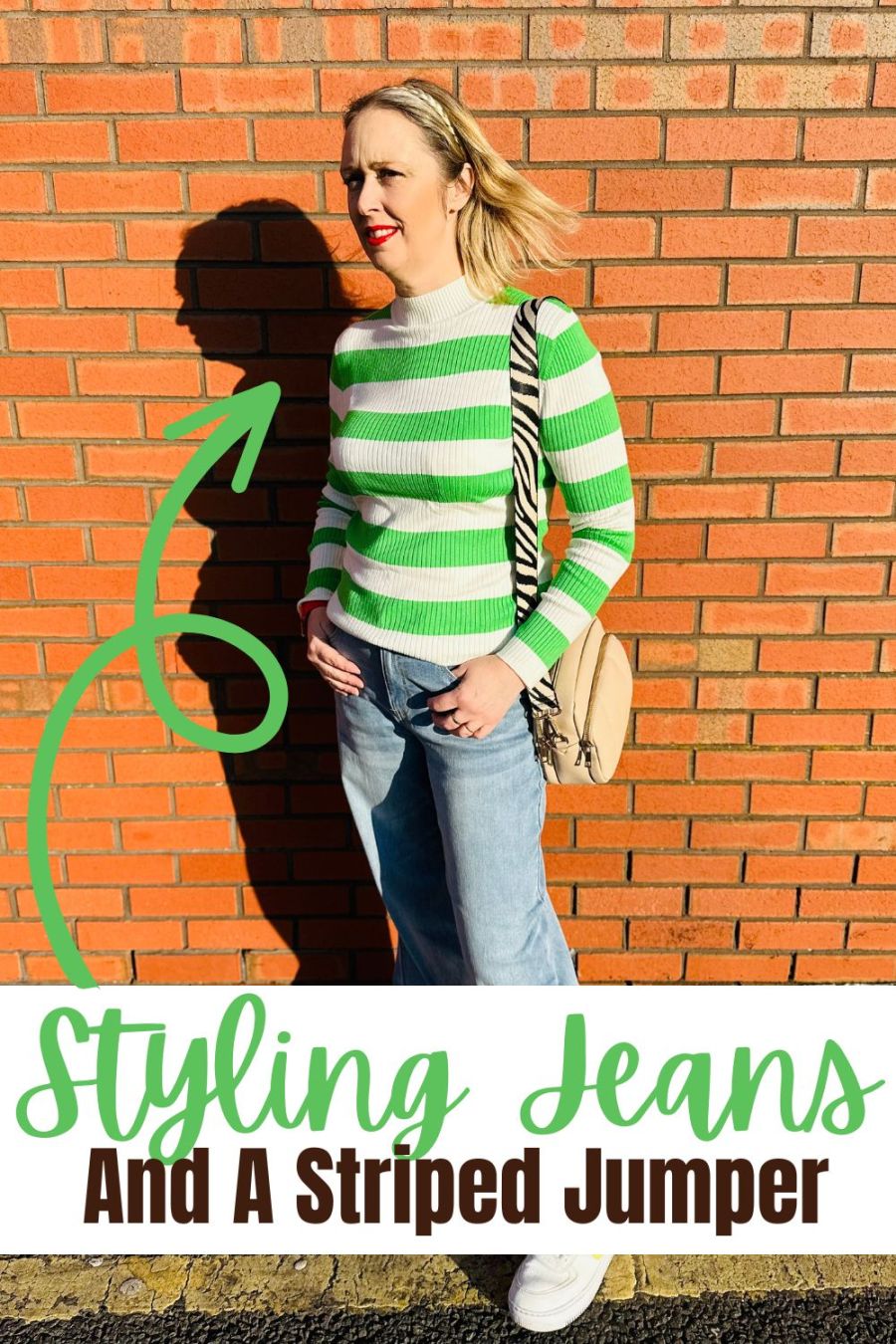 Styling Jeans And A Striped Jumper