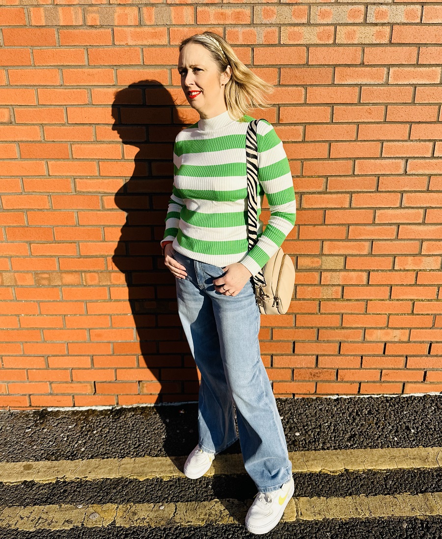 Styling Jeans And A Striped Jumper