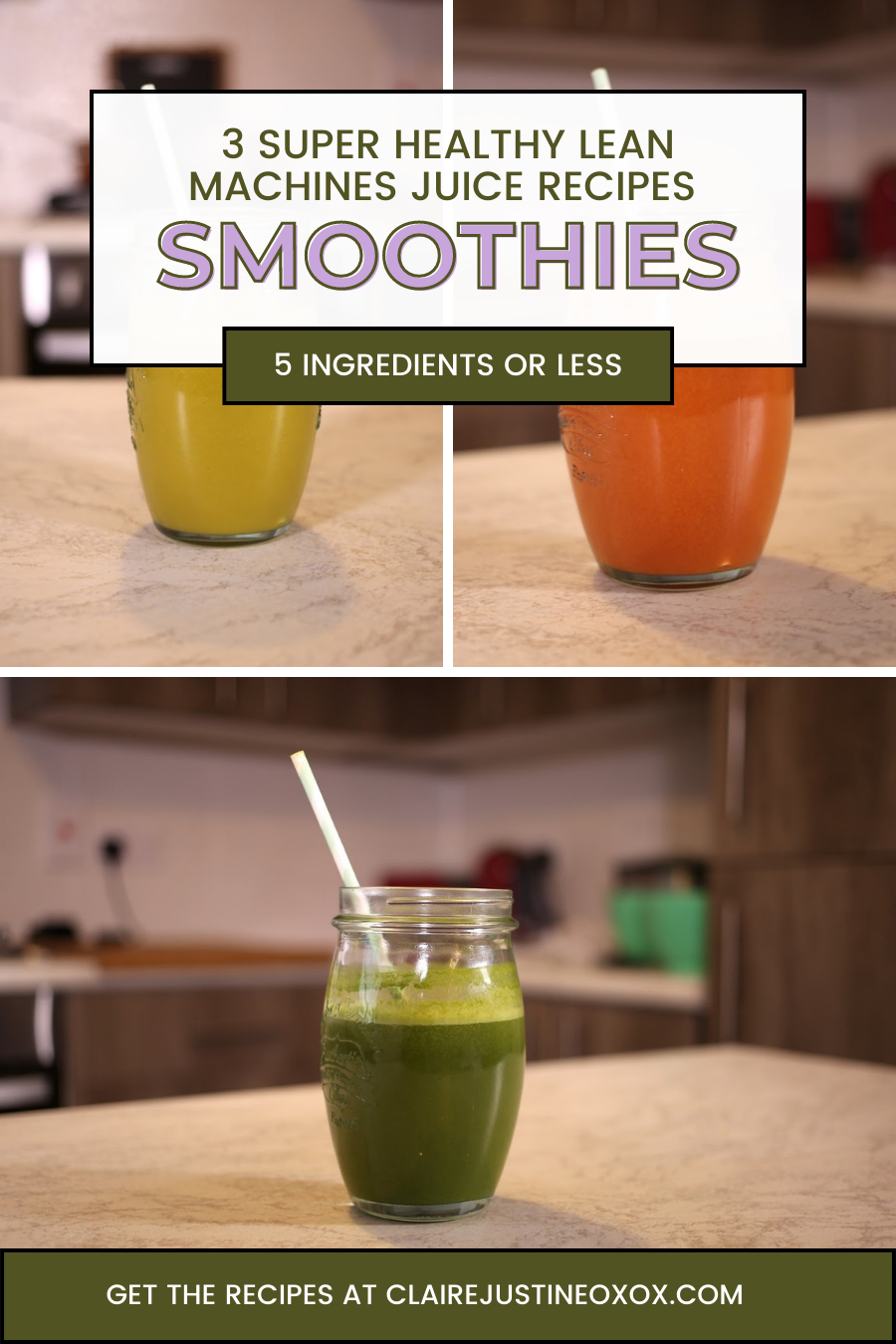 3 Super Healthy Lean Machines Juice Recipes