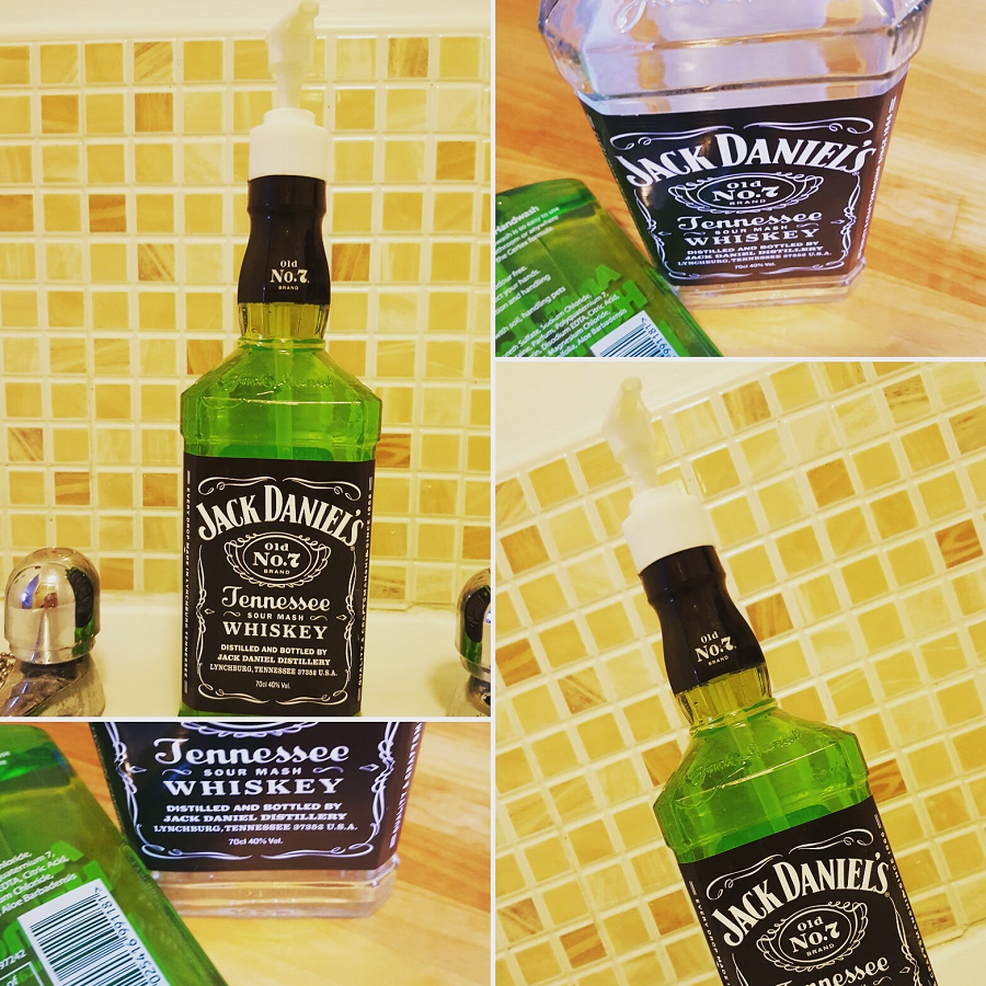 Recycled Jack Daniels Bottle Into A Soap Dispenser