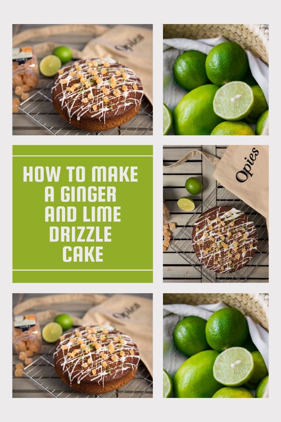 How To Make A Ginger and Lime Drizzle Cake