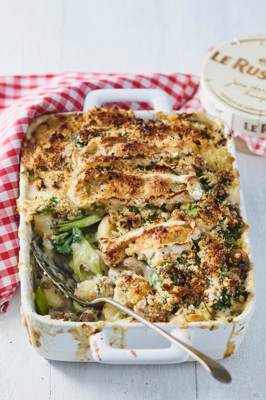 How To Make Le Rustique Camembert, Gnocchi and Leek Tray Bake