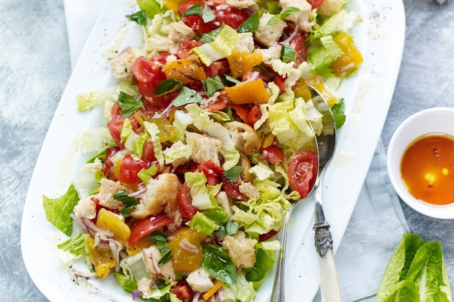 Leafy Panzanella Recipe
