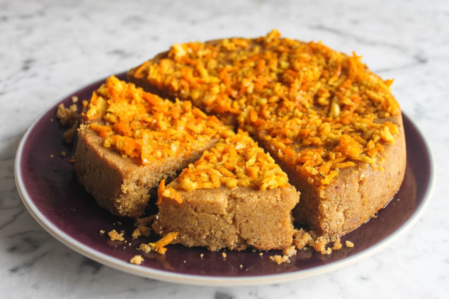 Orange And Baobab Polenta Cake
