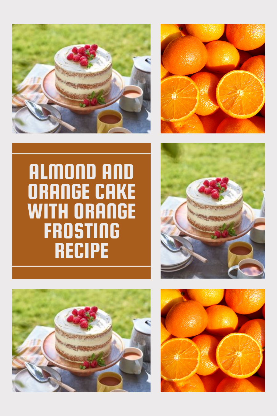 Orange Wedding Cakes Centerpiece Ideas