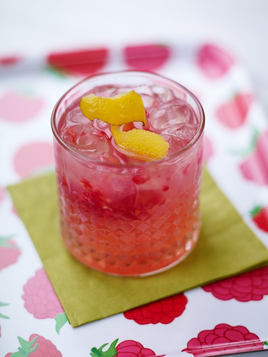 Pink Rock Collins Cocktail By Joe Wadsack