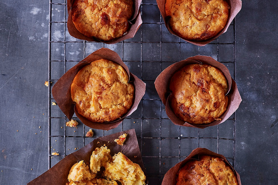 Seville Marmalade, Cheddar And Chilli Muffins Seville Marmalade, Cheddar And Chilli Muffins