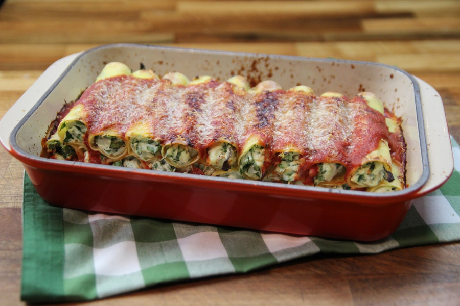 Spinach And Ricotta Cannelloni Spinach And Ricotta Cannelloni