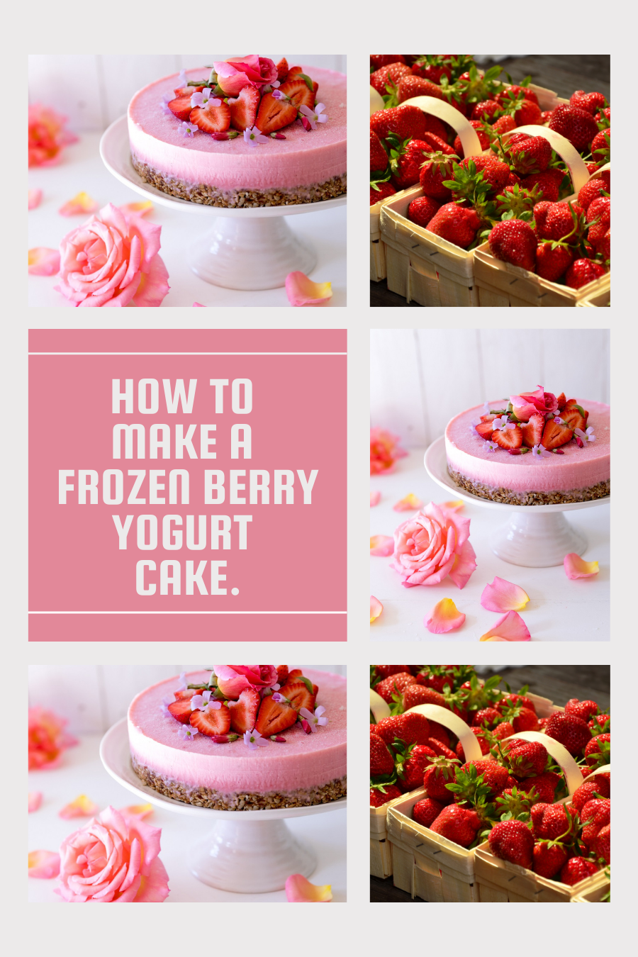 How To Make A Frozen Berry Yogurt Cake