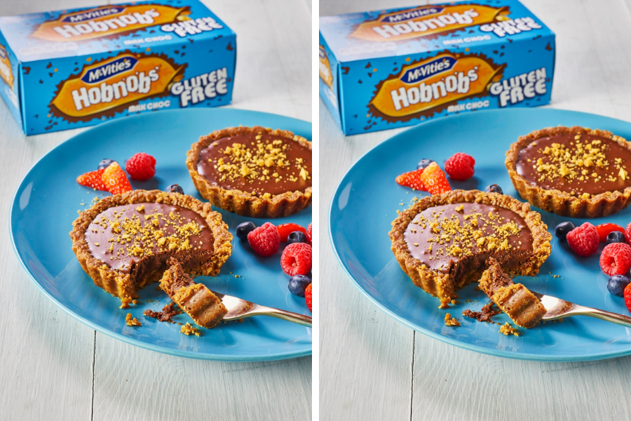 McVitie’s Gluten-Free Hobnobs Chocolate And Coconut Tarts