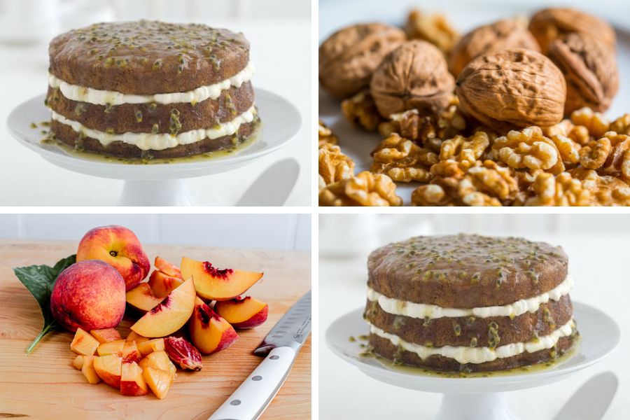 Peach And Passion Fruit Cake