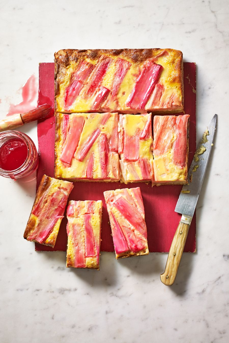 How To Make Rhubarb And Custard Slice