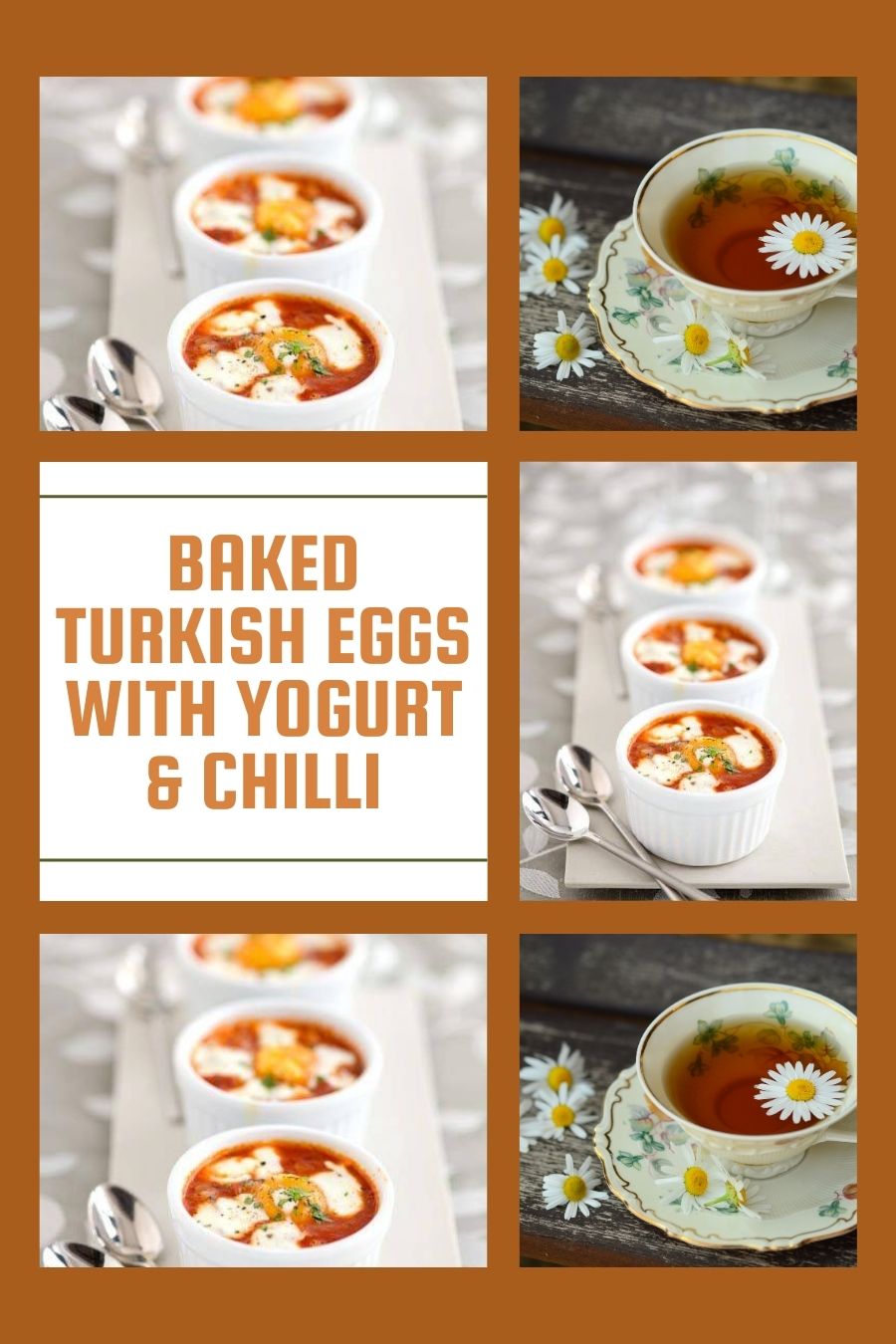 Baked Turkish Eggs With Yogurt & Chilli Baked Turkish Eggs With Yogurt & Chilli