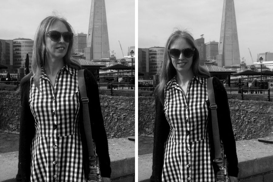 Styling A Black And White Gingham Dress Styling A Black And White Gingham Dress
