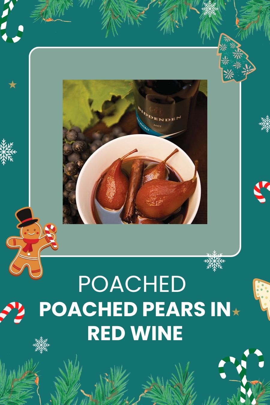 Poached Pears in Red Wine: Poached Pears in Red Wine