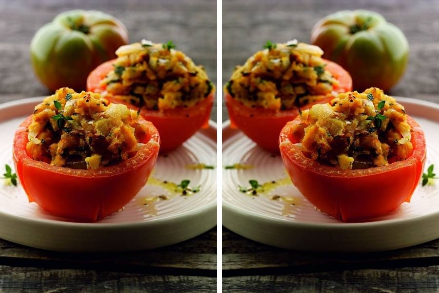 Andalusian Stuffed Tomatoes: Recipe Ideas Andalusian Stuffed Tomatoes