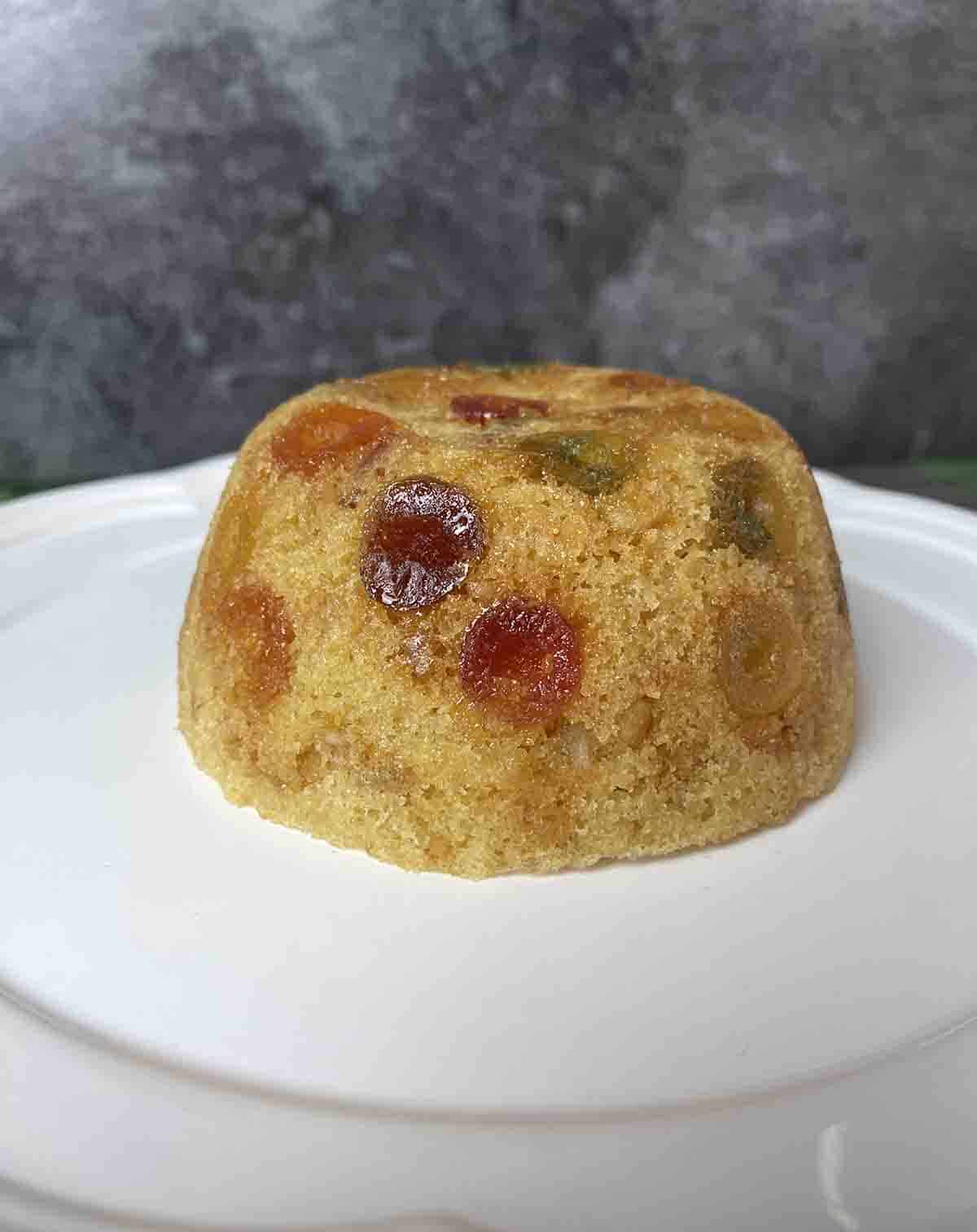 turned out Newcastle pudding.