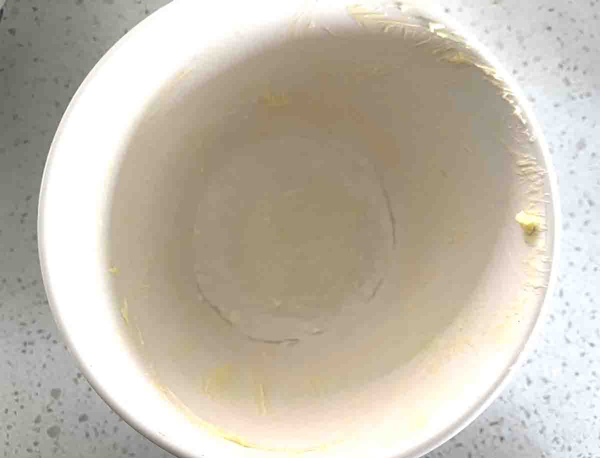 greased and lined pudding basin.
