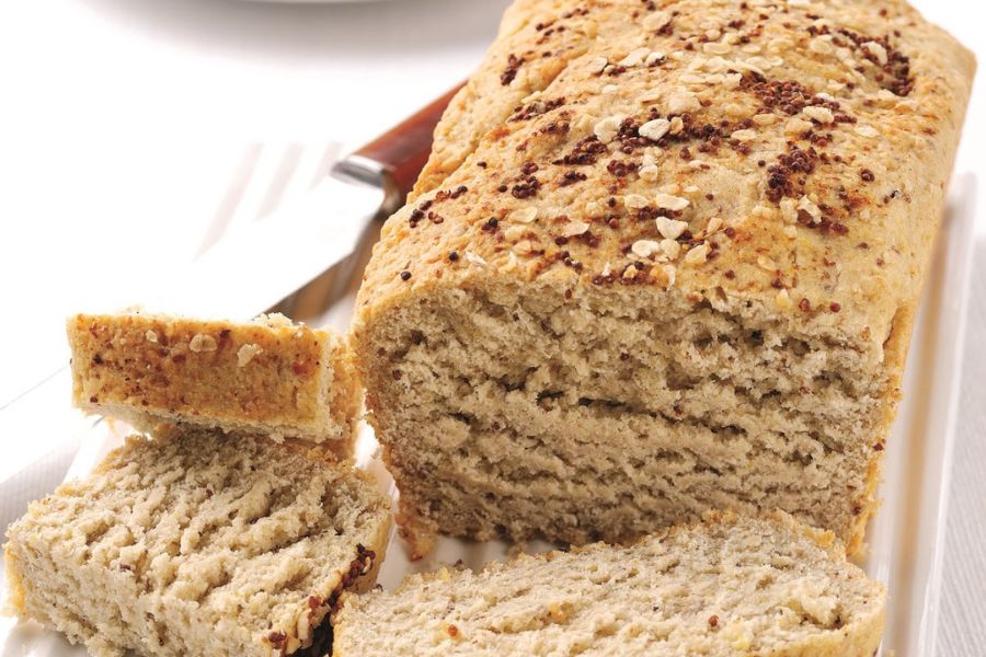 Cheddar And Grainy Mustard Oat Bread