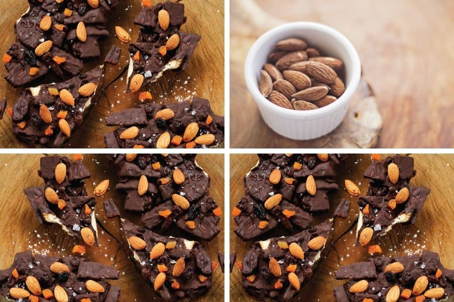 Chocolate Bark With Almonds Chocolate Bark With Almonds
