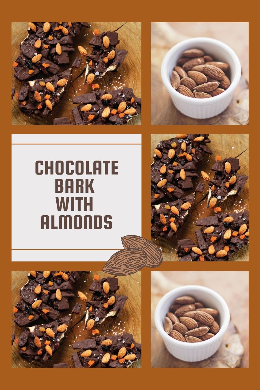 Chocolate Bark With Almonds Chocolate Bark With Almonds