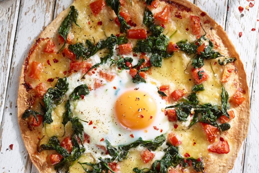 Fiorentina Spinach And Egg Wrap