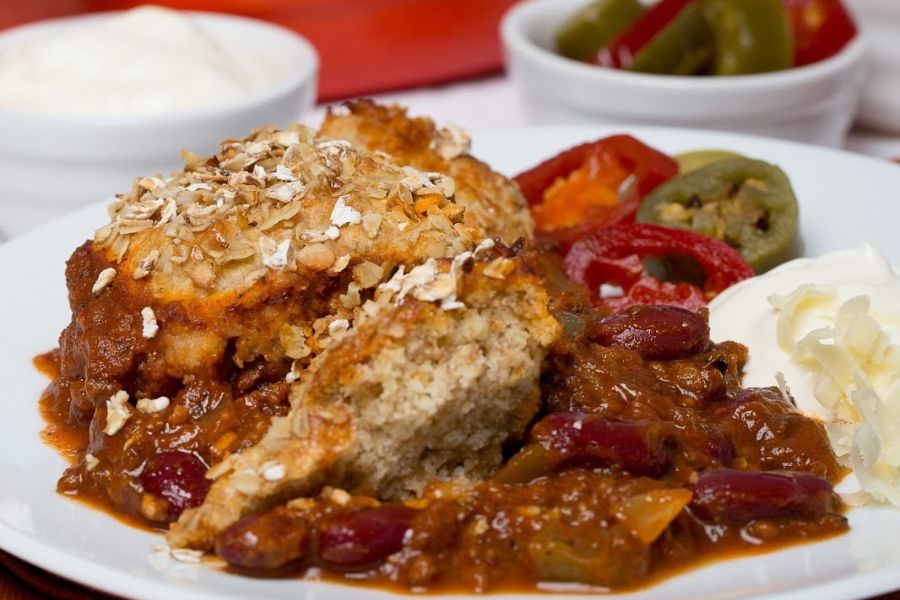 How To Make Chilli Beef Oat Cobbler How To Make Chilli Beef Oat Cobbler