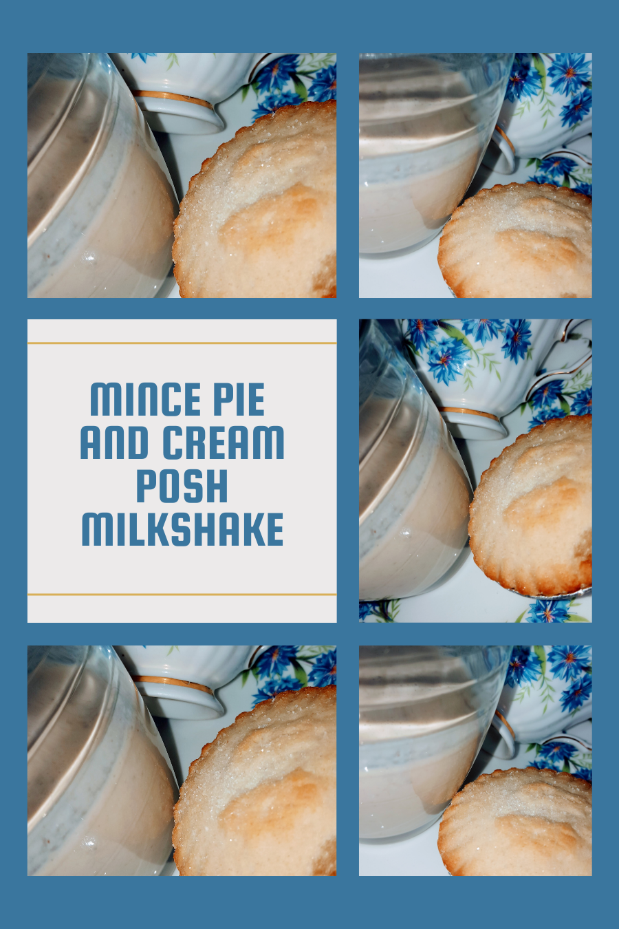 Mince Pie And Cream Posh Milkshake Mince Pie And Cream Posh Milkshake