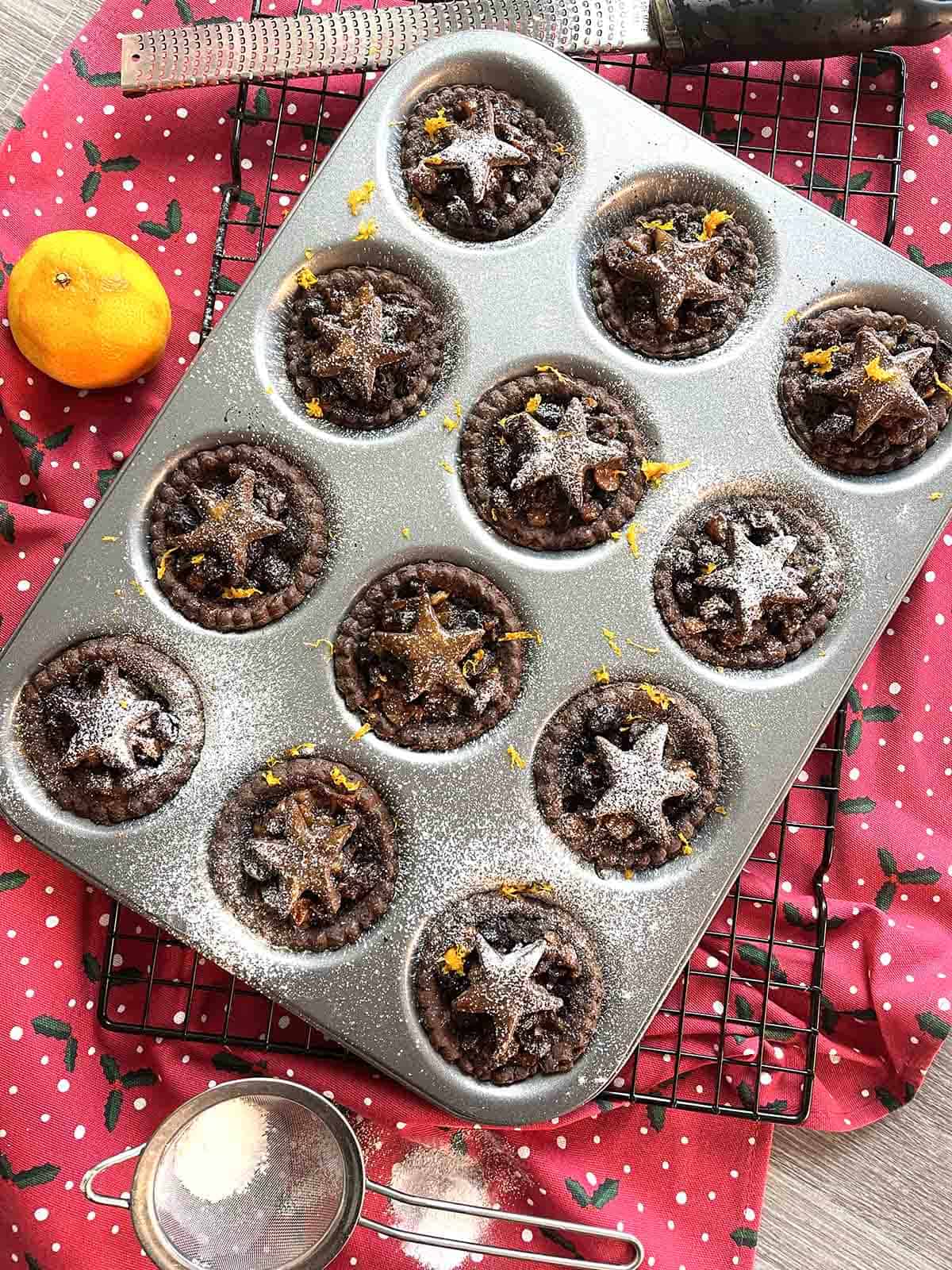 chocolate mince pies.