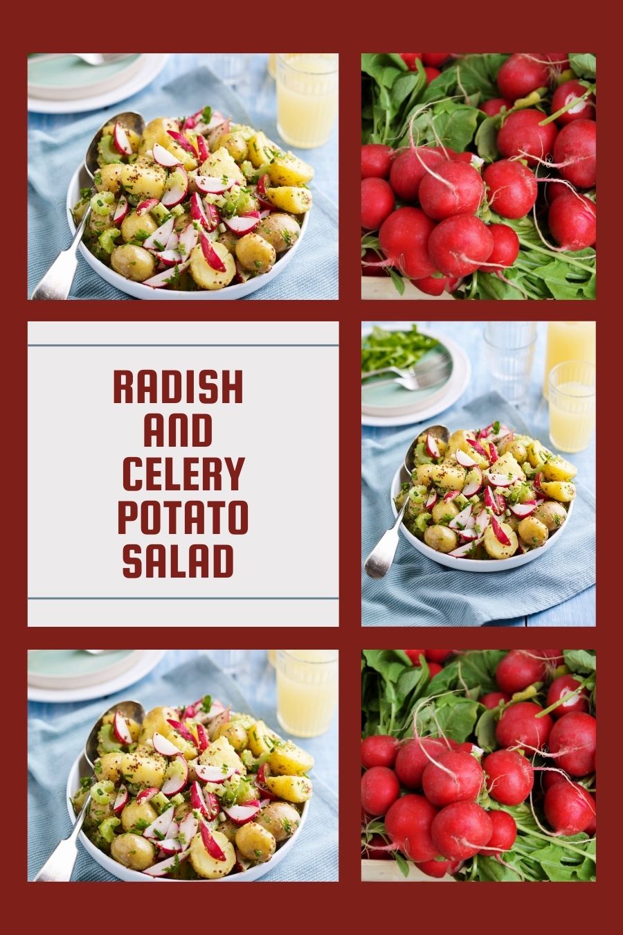 Radish And Celery Potato Salad