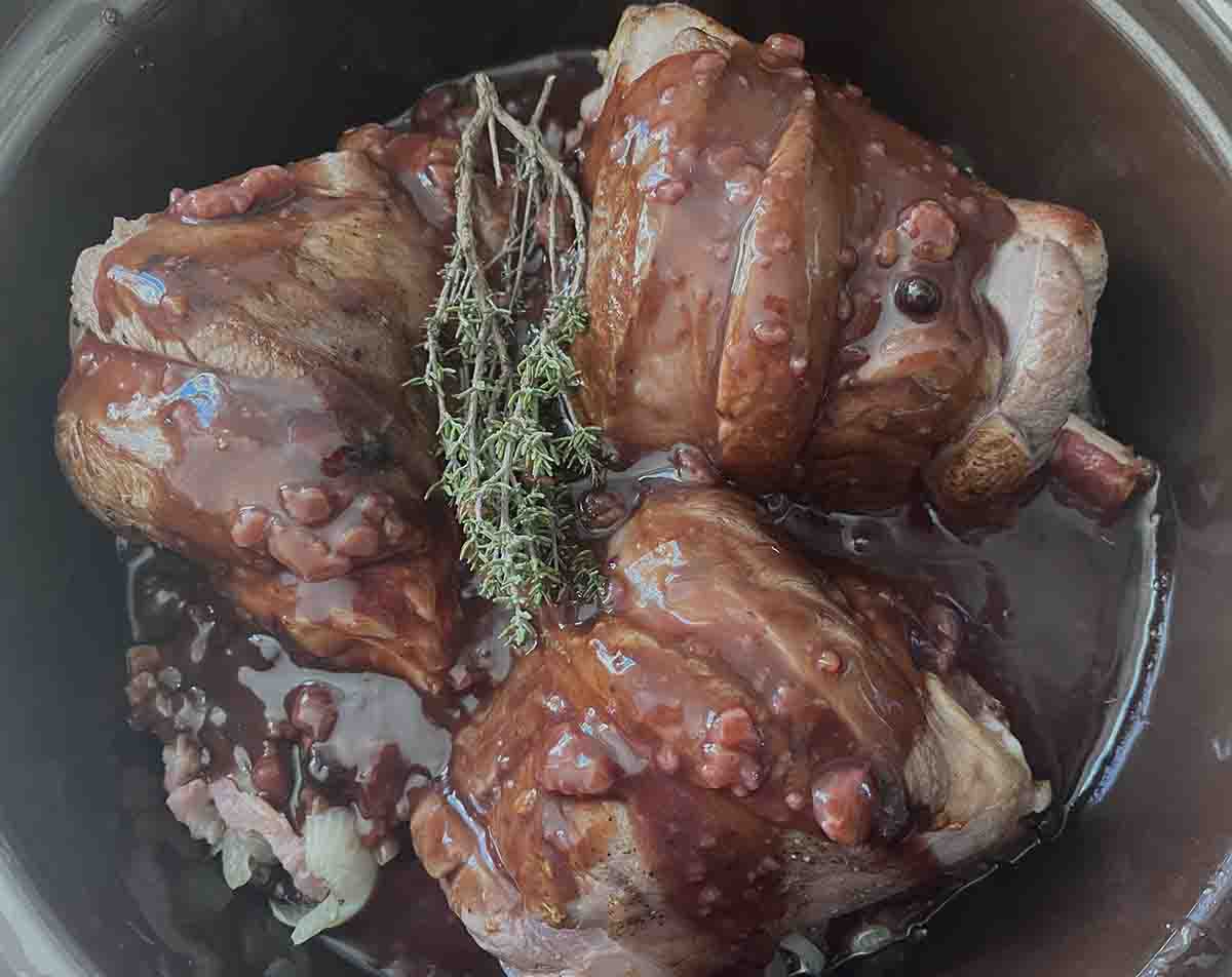shanks in slow cooker.