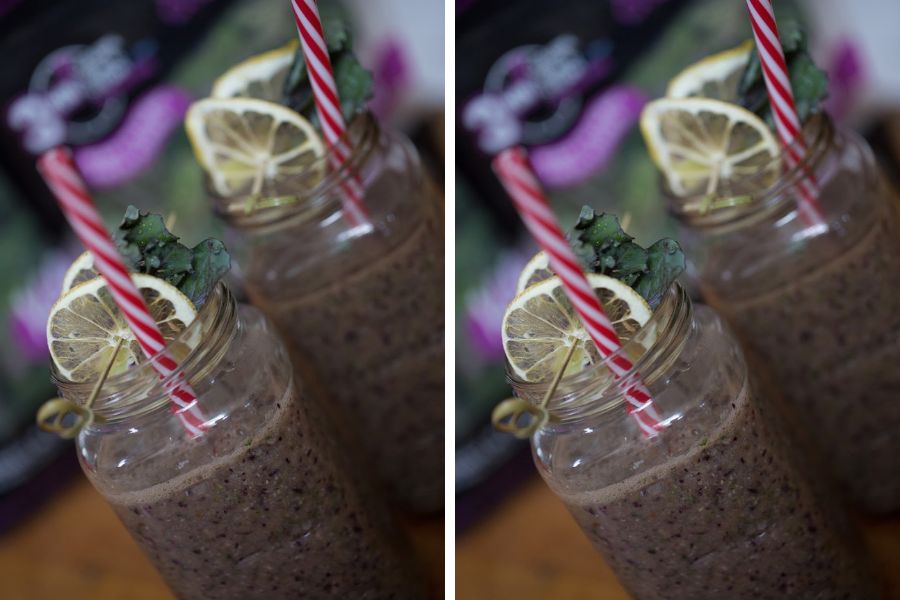 Tony Baker’s Kalettes® Blueberry Smoothie