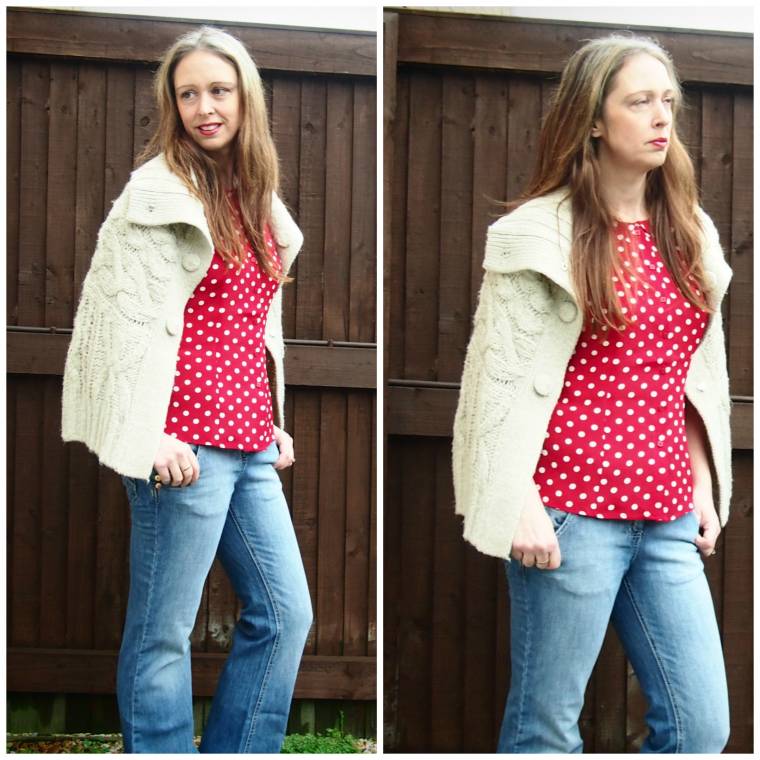 Polka Dots And Jeans. Such A Classic Combination