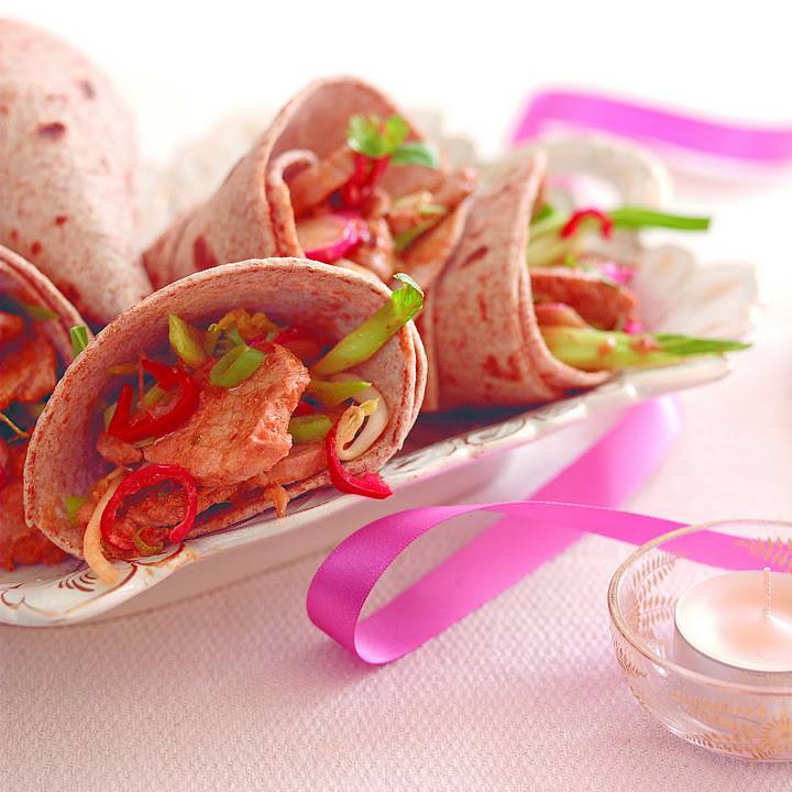 Thai Pork Christmas Wraps Recipe Thai Pork Christmas Wraps Recipe